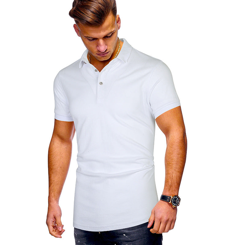 Herren Poloshirt mit hochwertigem Baumwollmix und modernem Stehkragen Drune
