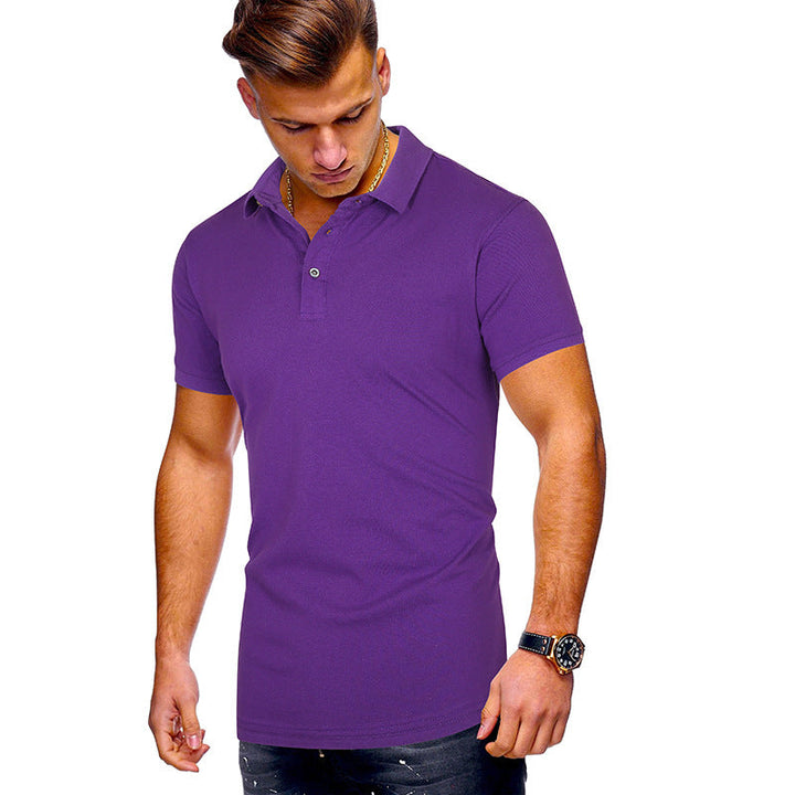 Herren Poloshirt mit hochwertigem Baumwollmix und modernem Stehkragen Drune