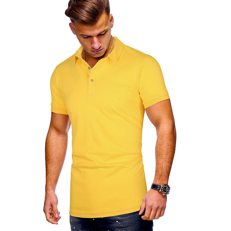 Herren Poloshirt mit hochwertigem Baumwollmix und modernem Stehkragen Drune