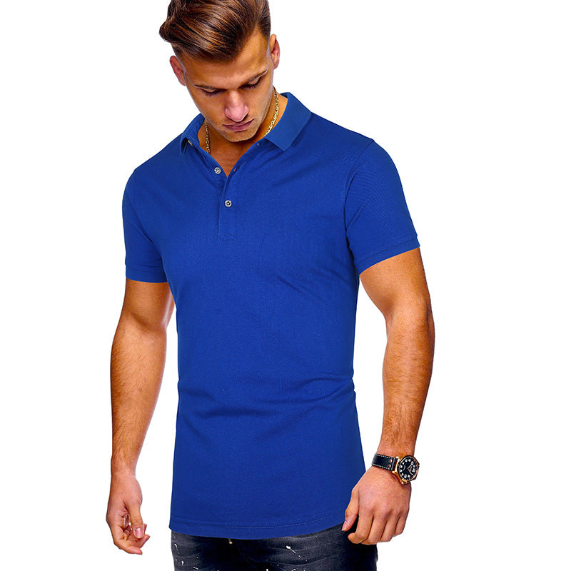 Herren Poloshirt mit hochwertigem Baumwollmix und modernem Stehkragen Drune