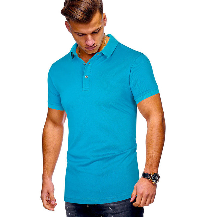 Herren Poloshirt mit hochwertigem Baumwollmix und modernem Stehkragen Drune