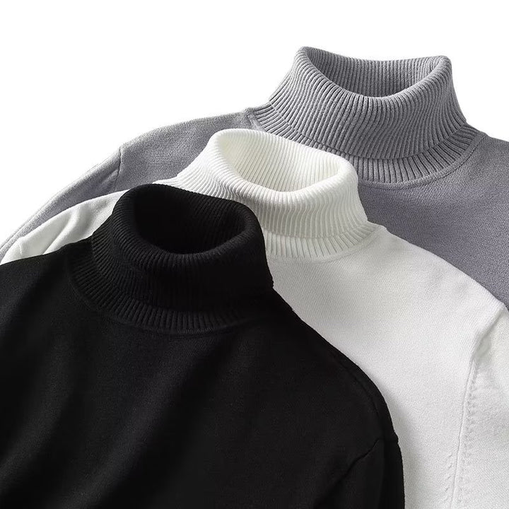 Herren-Rollkragenpullover, modisch, vielseitig kombinierbar