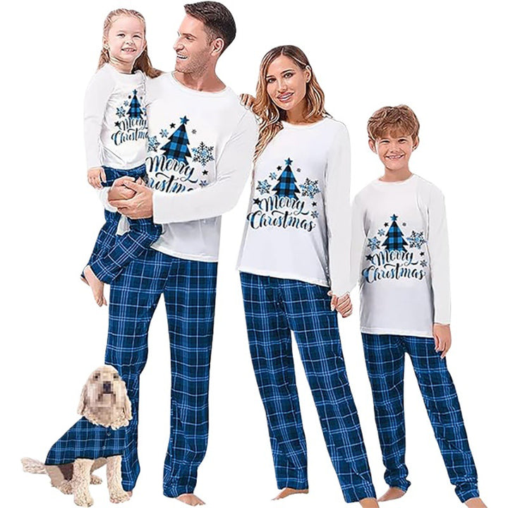 Weihnachts-Schlafanzug-Set für die ganze Familie