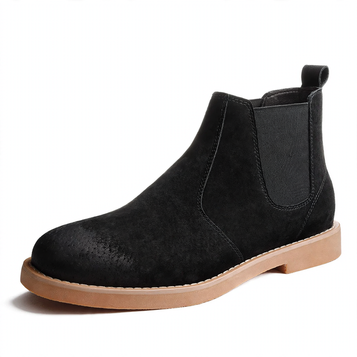 Herren-Chelsea-Boots, gefüttert, britischer Stil