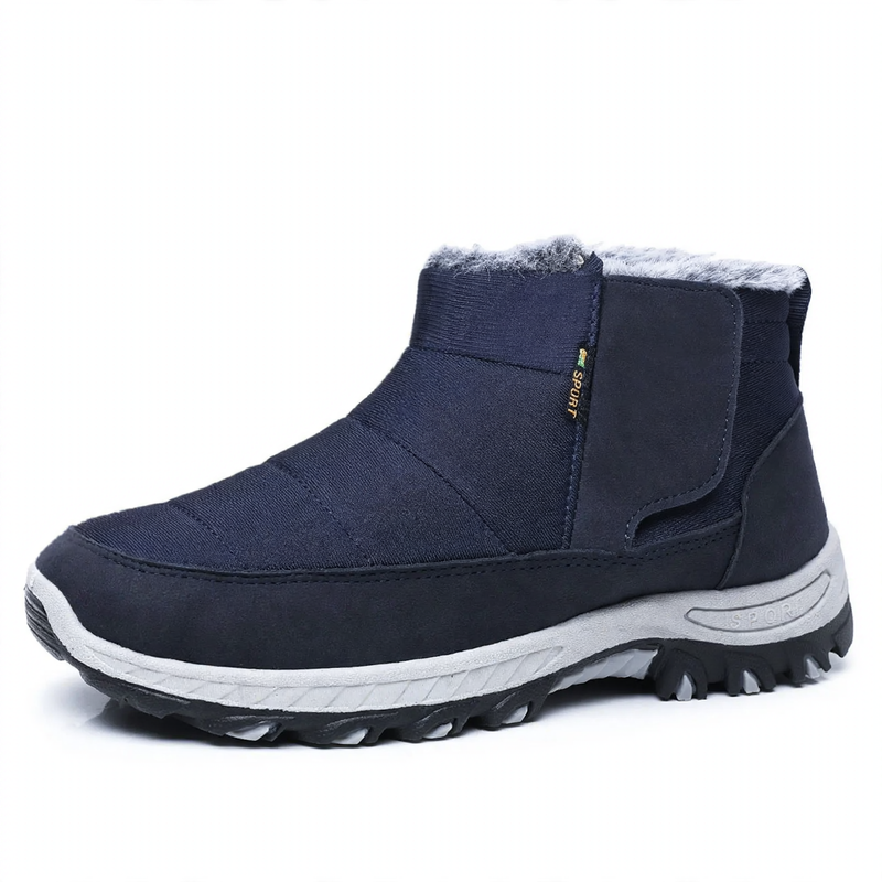 Herren-Winterstiefel mit Klettverschluss