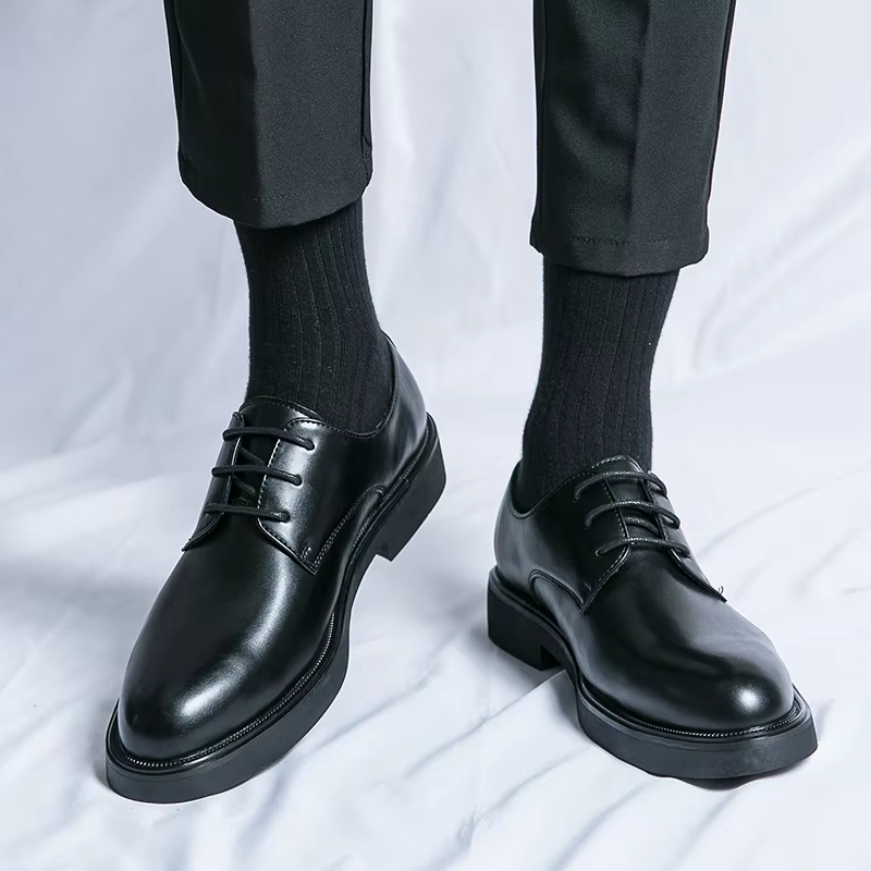 Drune | Elegante Herrenschuhe Aus Leder Mit Schnürung Und Rutschfester Sohle