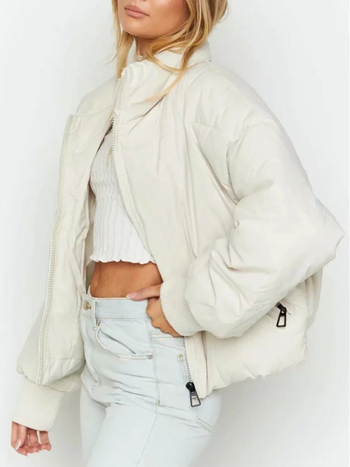 Drune | Kurze Pufferjacke Mit Reißverschluss - Reißverschluss