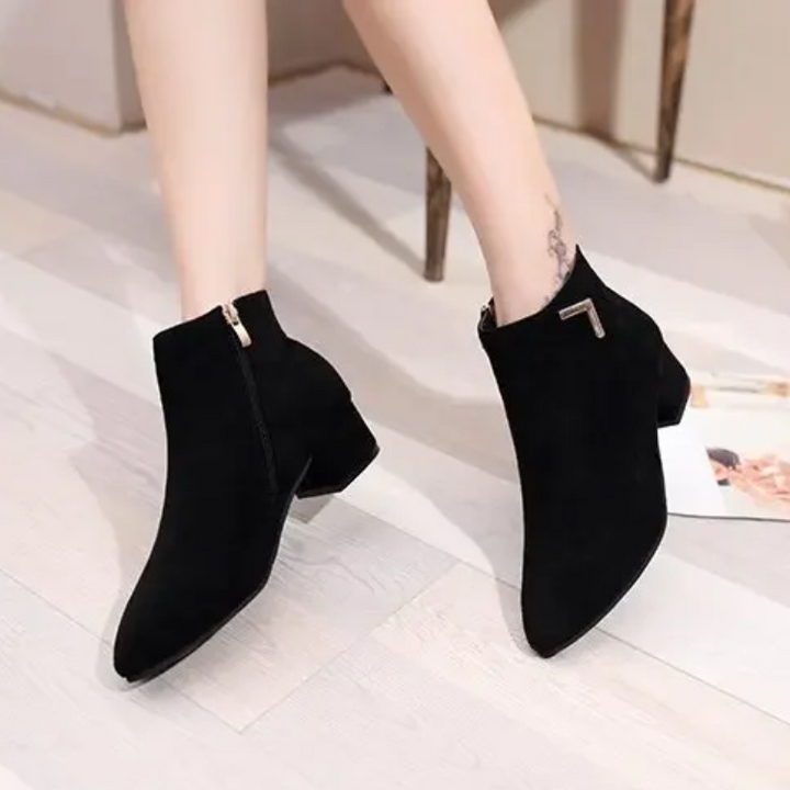 Drune | Stiefeletten Mit Spitzem Schuh Und Seitenreißverschluss Damen Stiefeletten