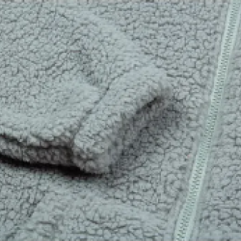 Drune | Winter Sherpa Jacke mit Reißverschluss und Taschen, Fleece Weste