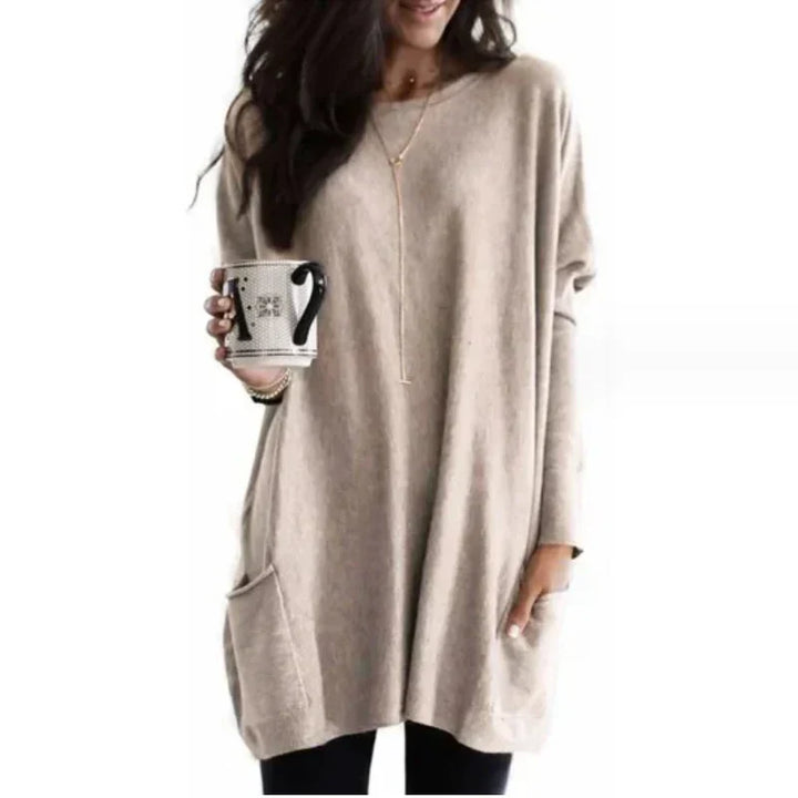 Drune - Damen Oversized-Tunika Pullover für entspannten Komfort