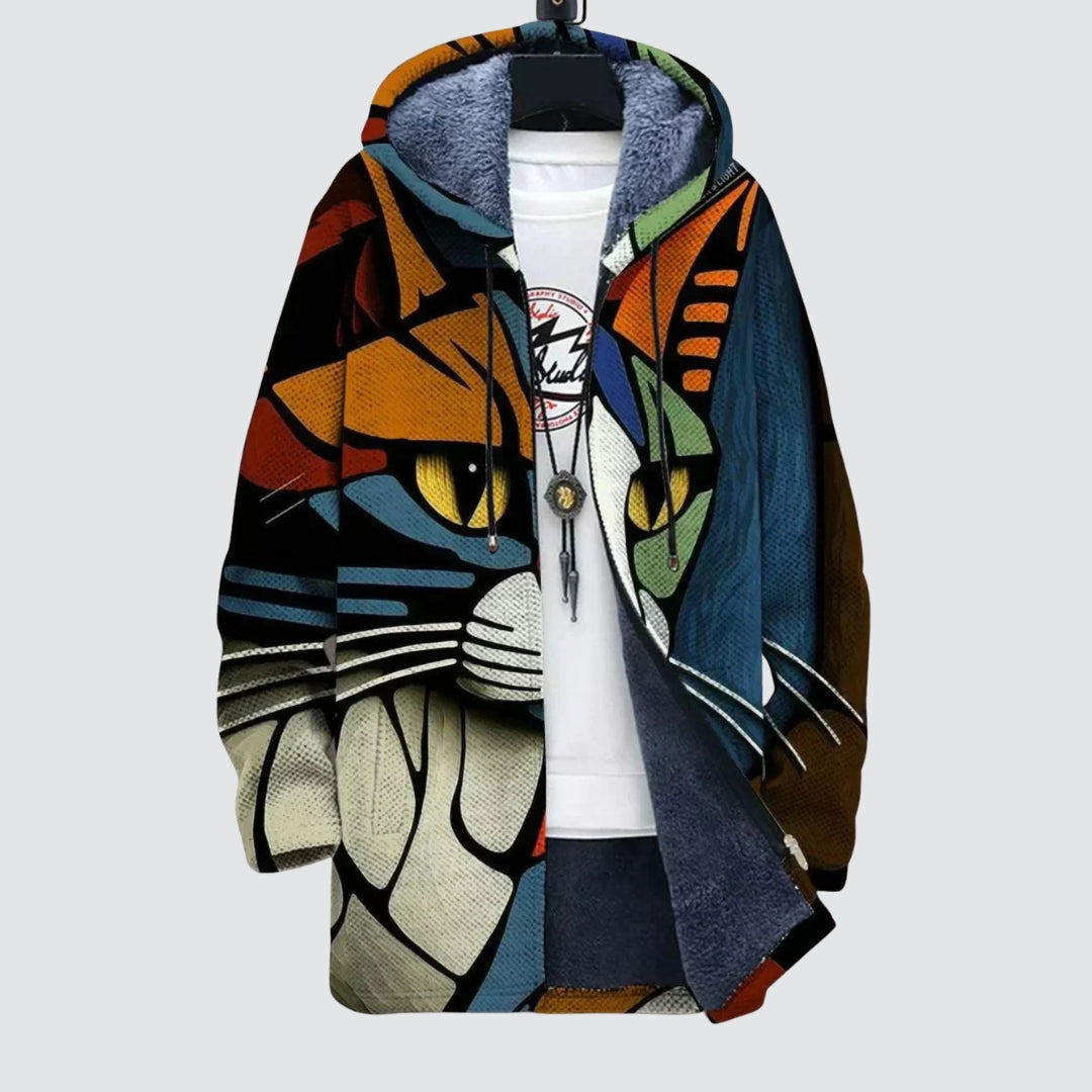 Drune | Luxuriöse Künstlerische Strickjacke
