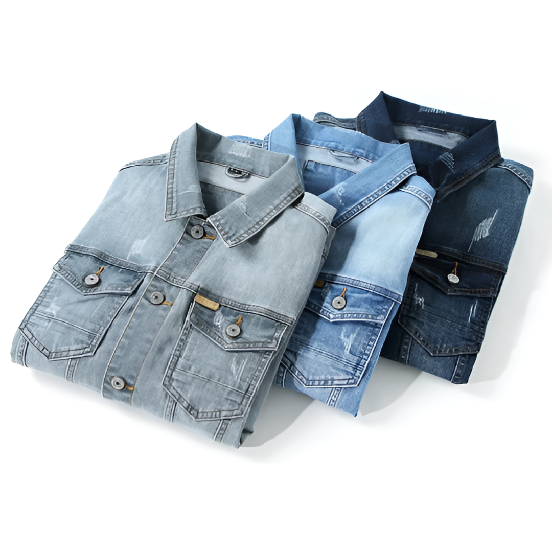 Drune | Klassisch Herren Denim Jacke