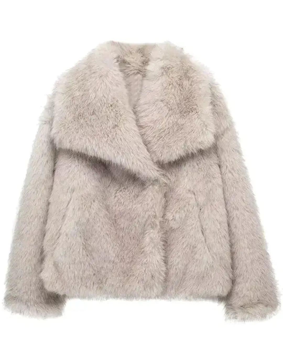 Drune | Fur Coat Damen Reguläre Passform Belle Couture Fp 22 Essentielle Eleganz