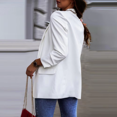 Drune | Stilvolle Damen Blazer mit Einzelknopfverschluss Ideal für Die Arbeit