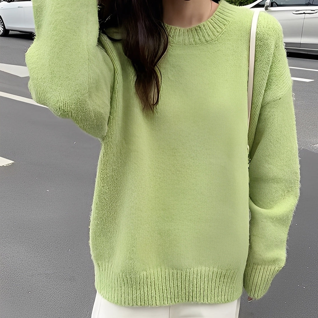 Drune | Damen Oversize-Pullover mit schlichtem Look