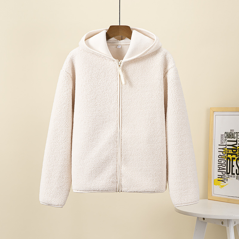 Drune | Warme Fleecejacke für Damen, Langarm-Sweatshirt mit Reißverschluss