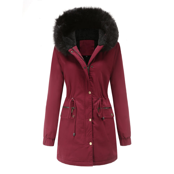 Drune | Damen Wintermantel mit Fleece-Futter und Kapuze