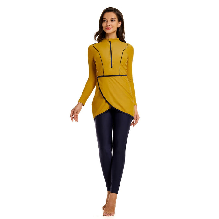 Drune | 3 Teile Set Halal Bademode Badeanzug Burkini Badeoutfit