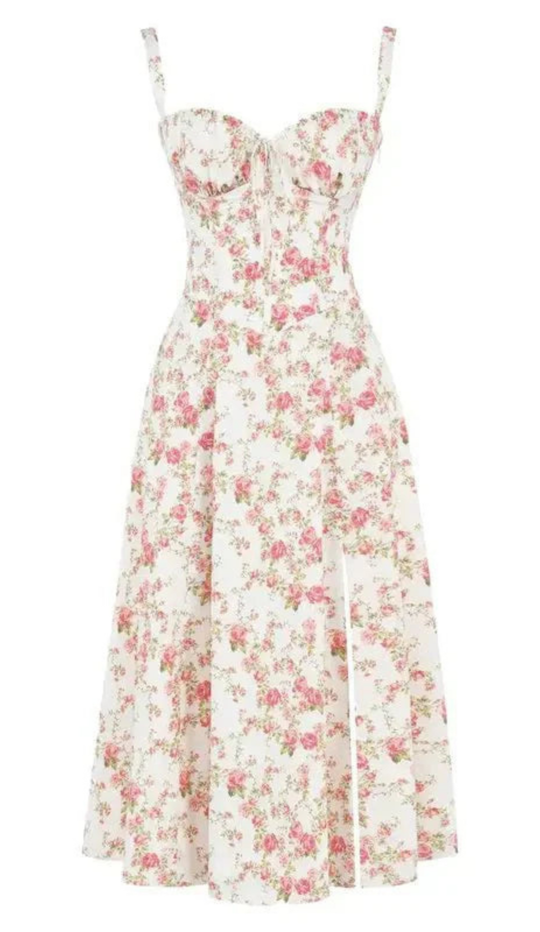 Drune | Blumen Kleid für Frauen Midi