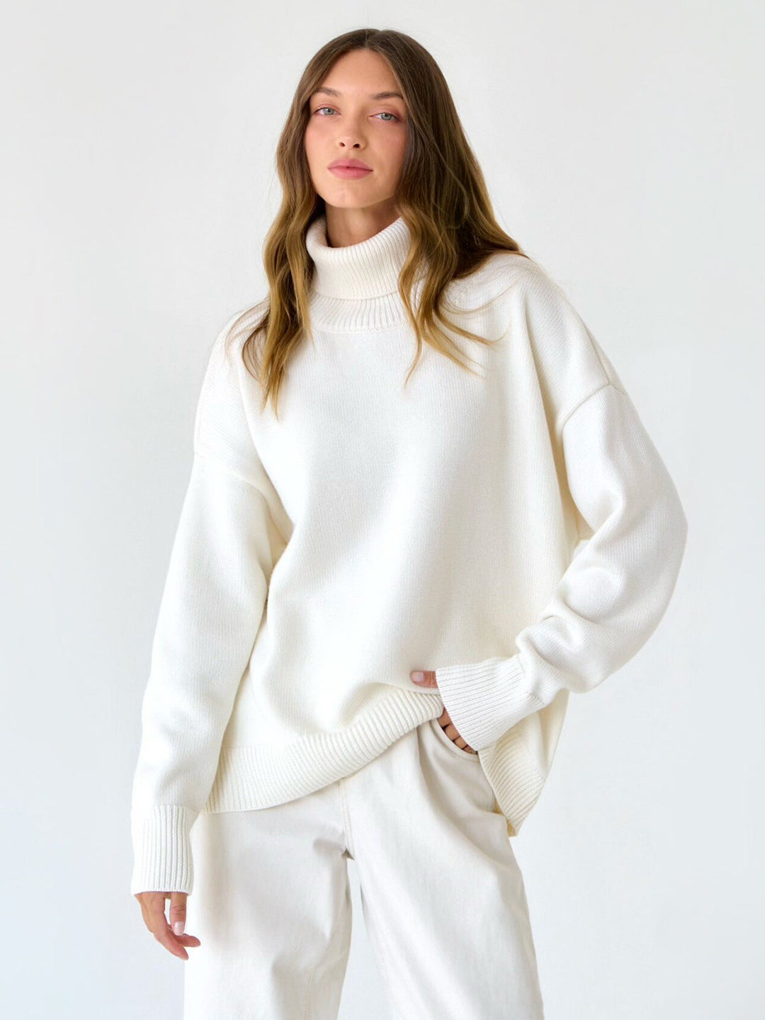 Drune | Lieblicher Winter Hoher Kragen Pullover