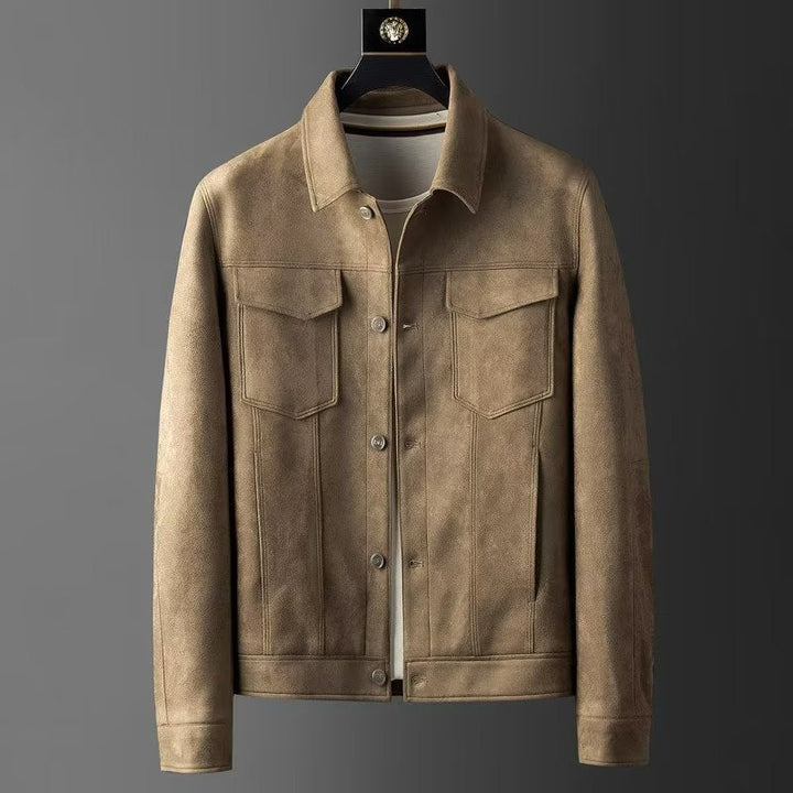 Drune | Klassische Wildlederjacke für Männer