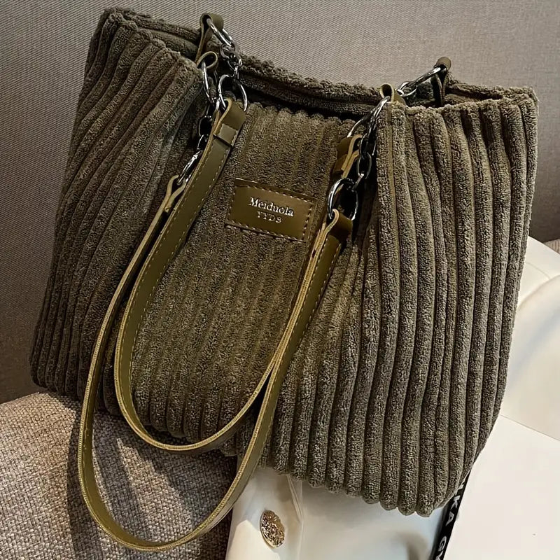 Drune | Samtcord Baumwolltasche