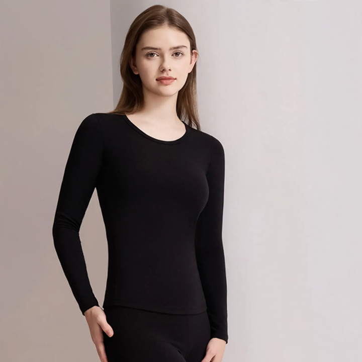 Damen Thermo-Unterwäsche-Set mit integriertem BH