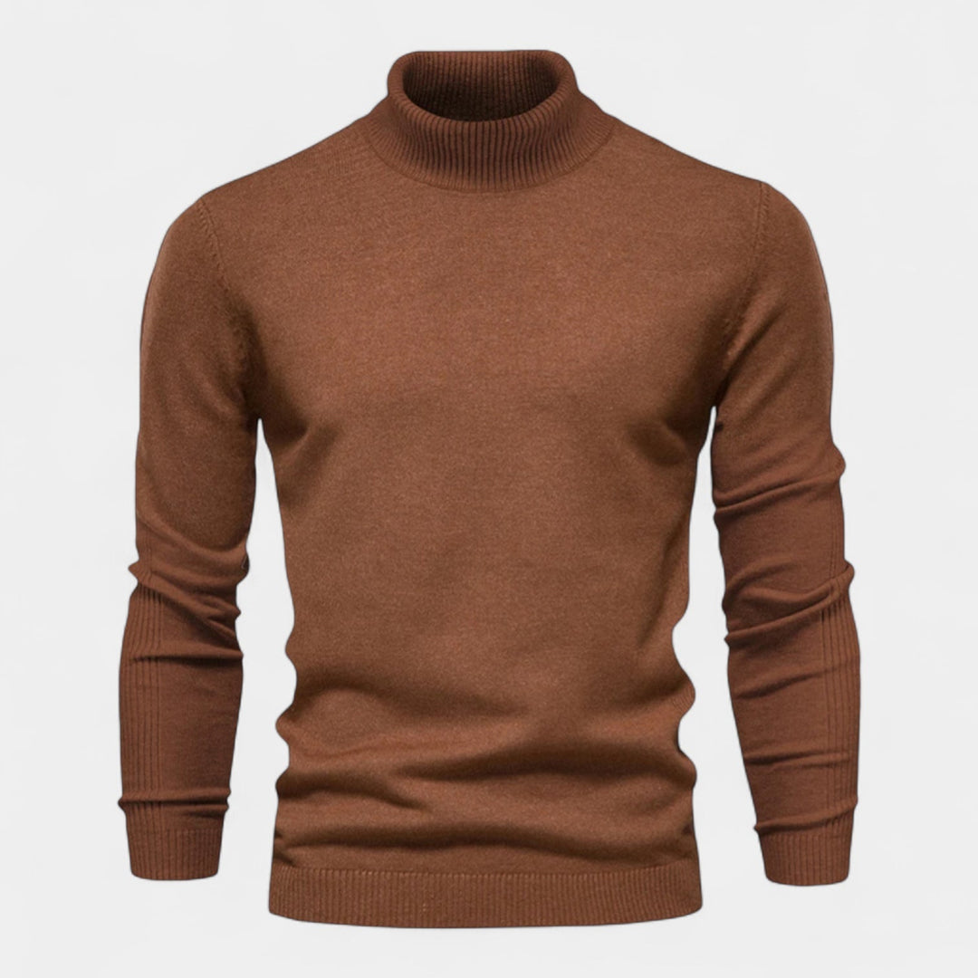 Drune | Modehaus - Gerippter Rollkragenpullover für Herren