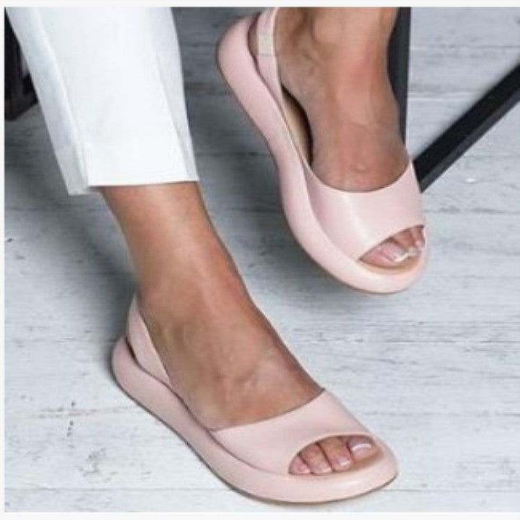 Damen nan Slingback-Pantolette mit ergonomischem Memory-Fußbett und leichter Plateausohle Drune
