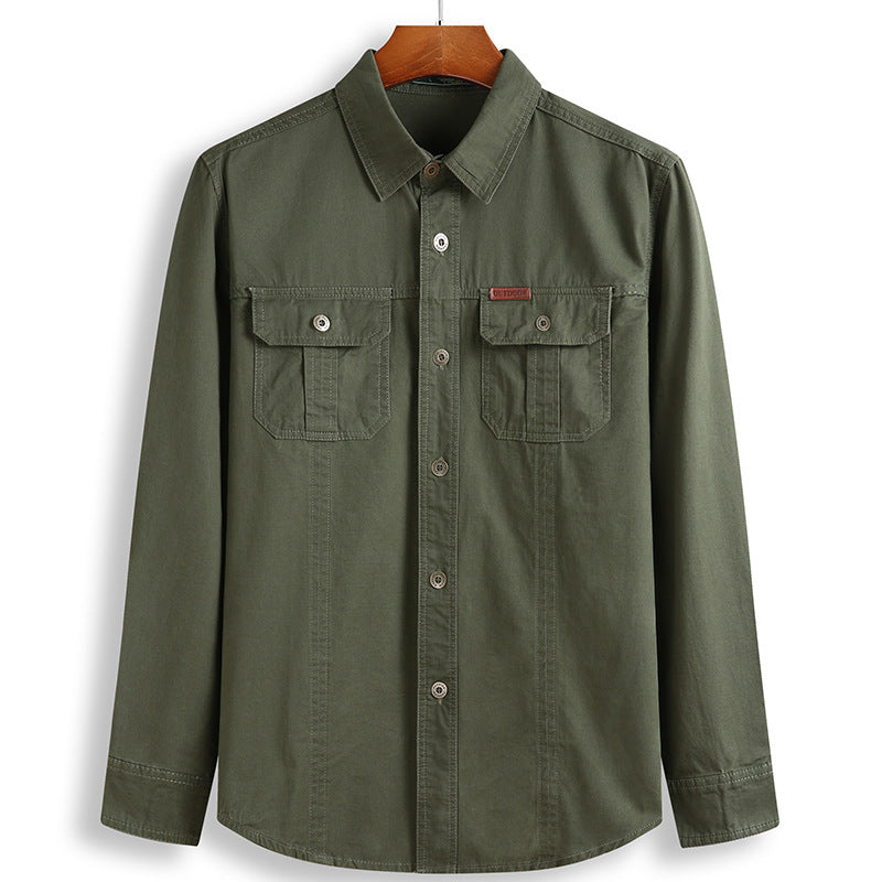 Herren Robuste Hemdjacke mit praktischen Taschen Drune