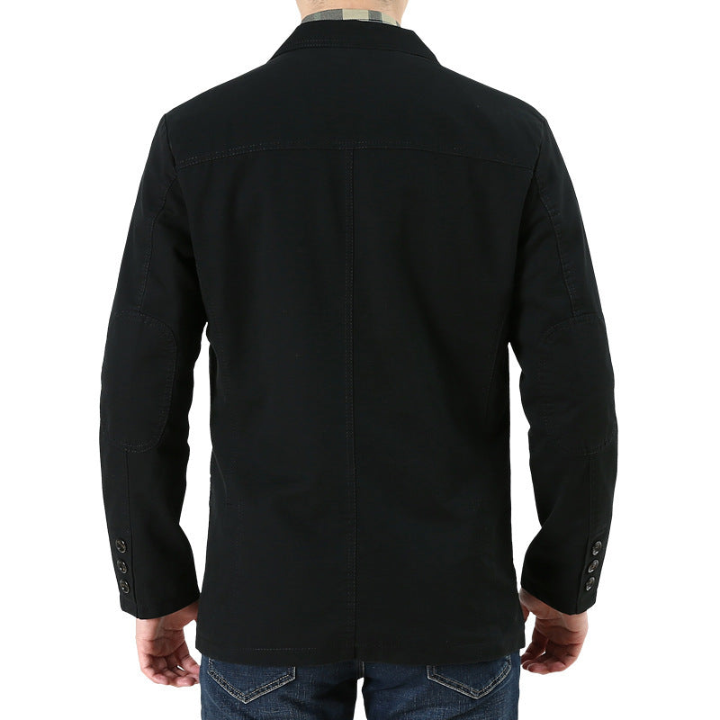Herren Eleganter Leinenblazer Drune