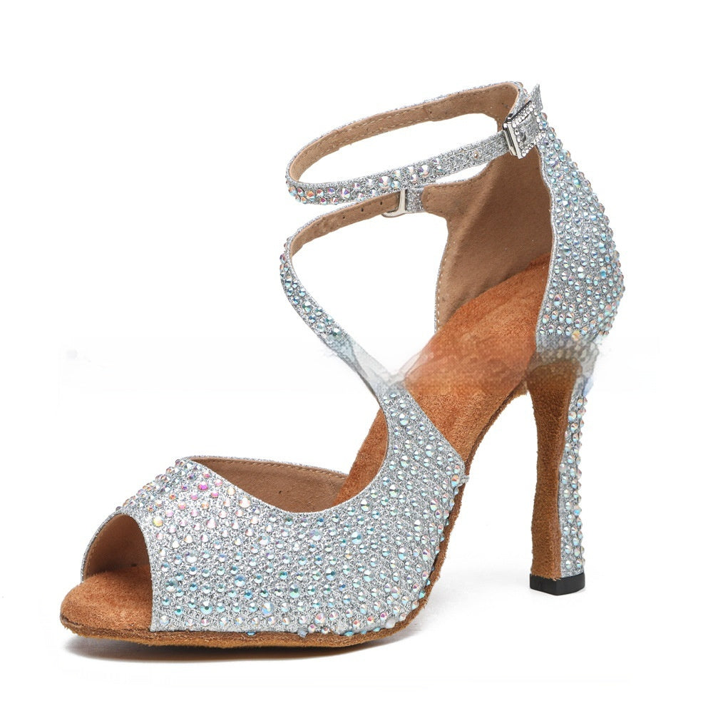 Drune | Frauen Latin Tanz Mittelabsatz Tanzschuhe Damen