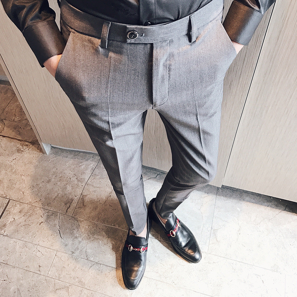 Herren Elegante Anzughose mit schmalem Schnitt und hochwertiger Verarbeitung Drune
