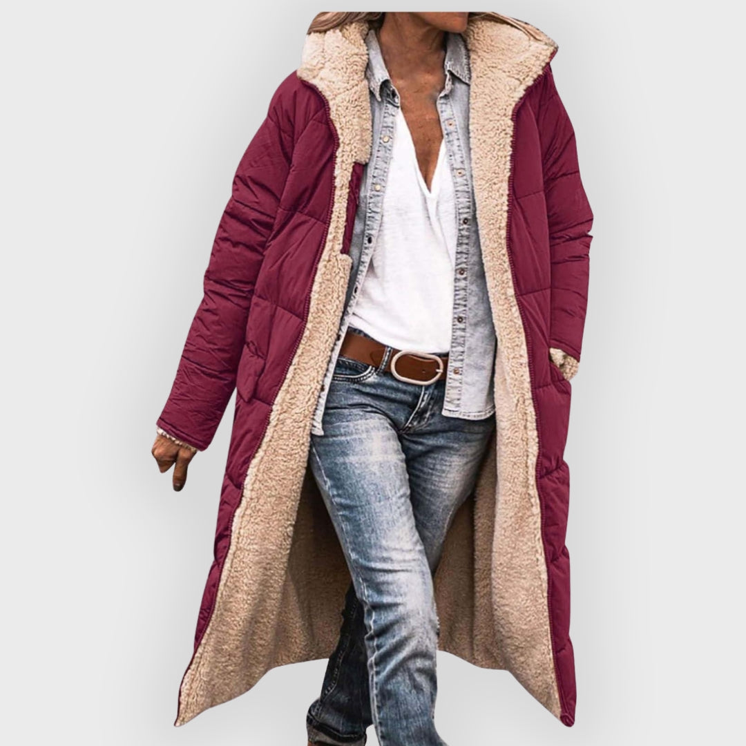Drune | Longline Sherpa-gefütterter Puffer-Mantel