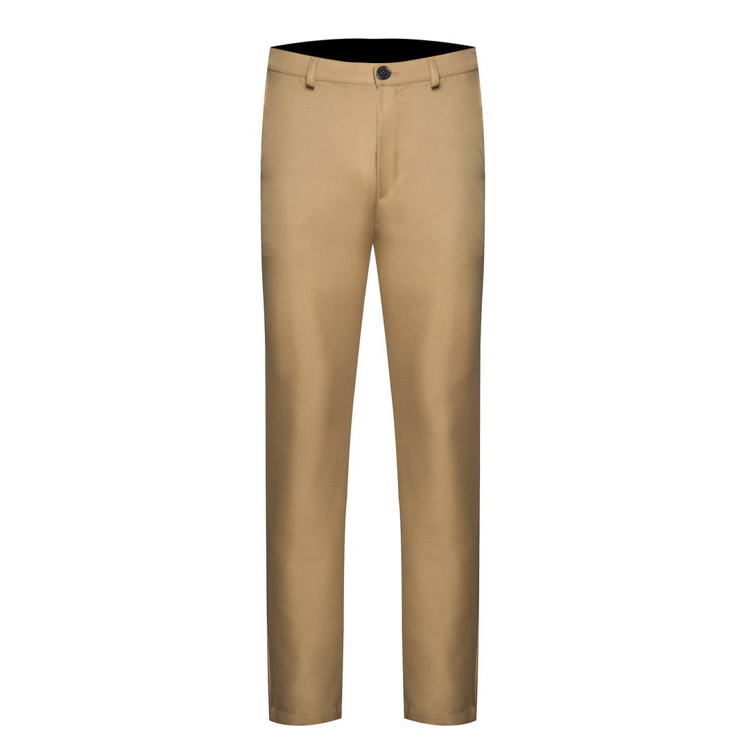 Herren elegante Chino-Hose mit schmalem Schnitt und atmungsaktivem Material Drune