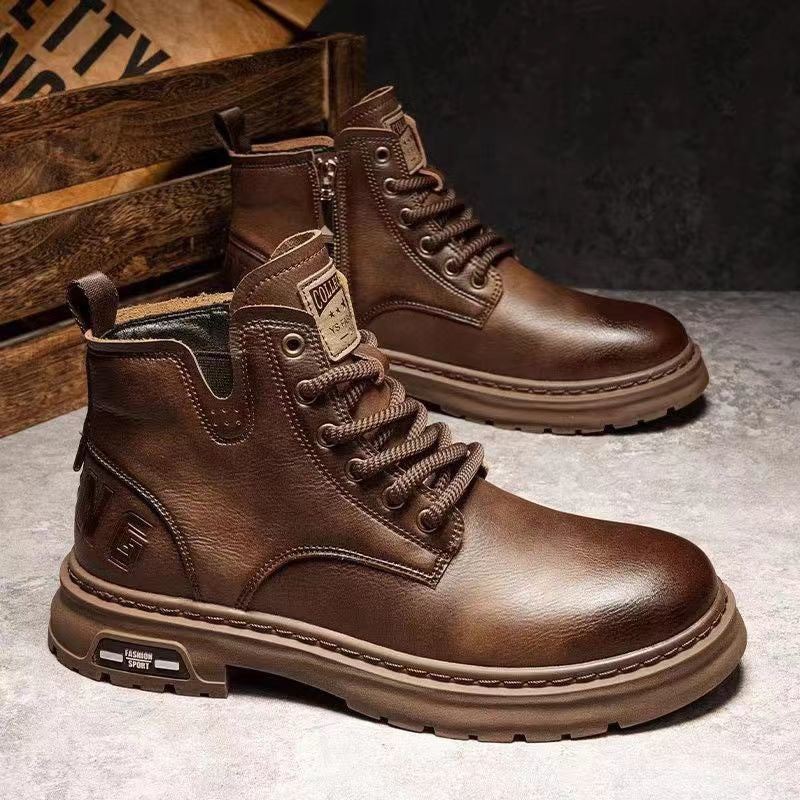 Herren-Stiefel, gefüttert, atmungsaktiv, Freizeit-Design