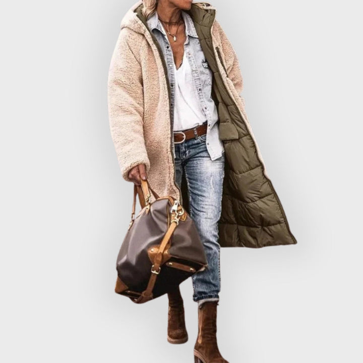 Drune | Longline Sherpa-gefütterter Puffer-Mantel