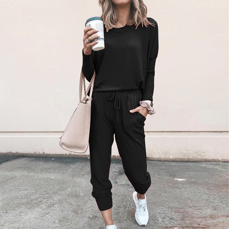 Damen Bequemer Jumpsuit mit elastischem Bund Drune
