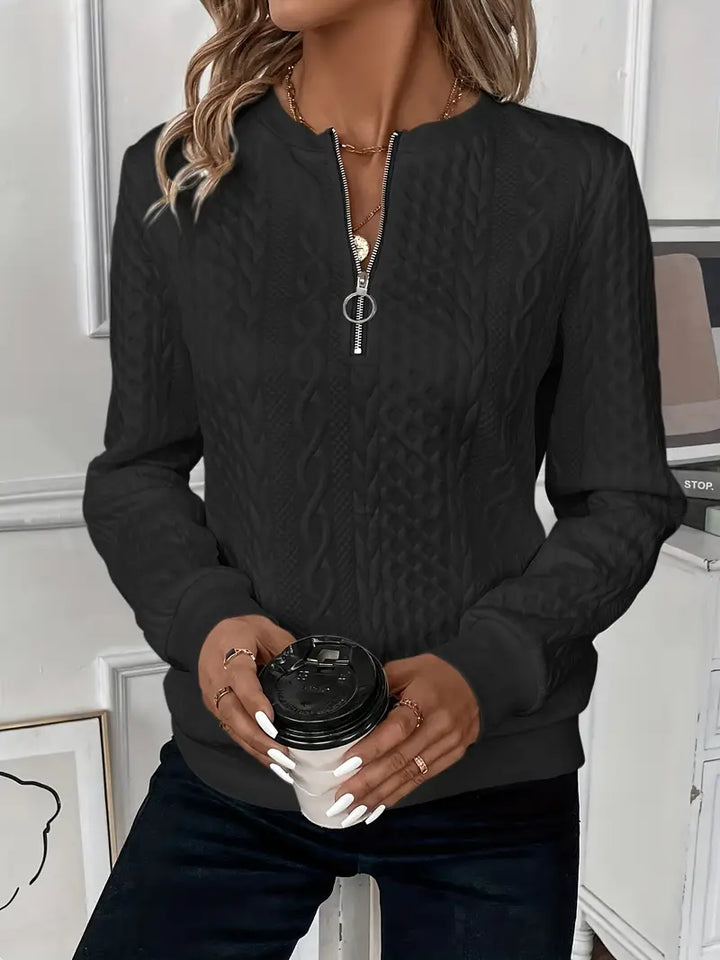 Drune | SWEATER MIT REISSVERSCHLUSS