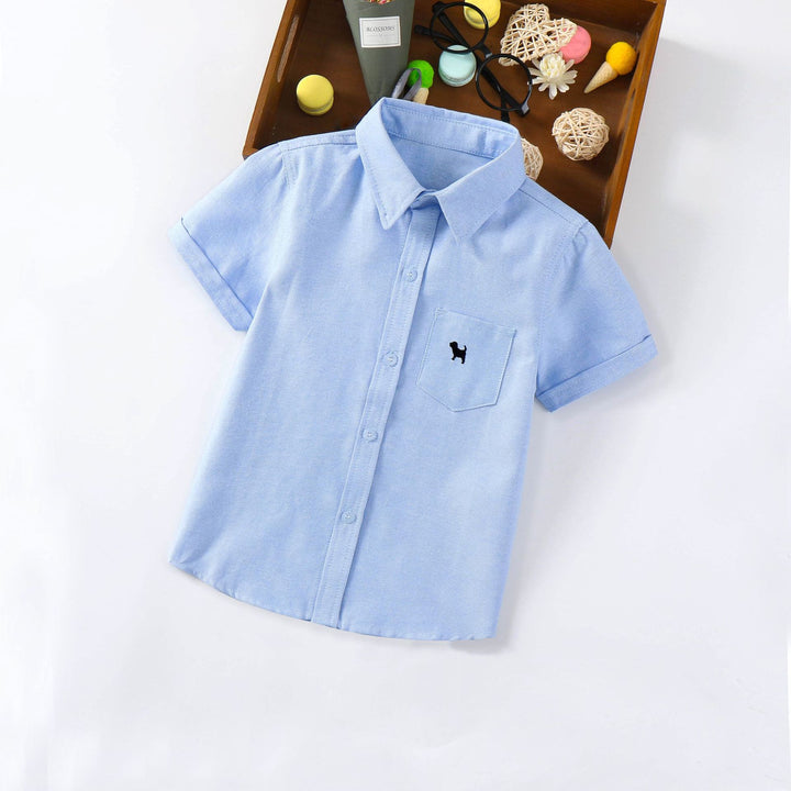 Unisex Sommerhemd mit maritimer Applikation Drune