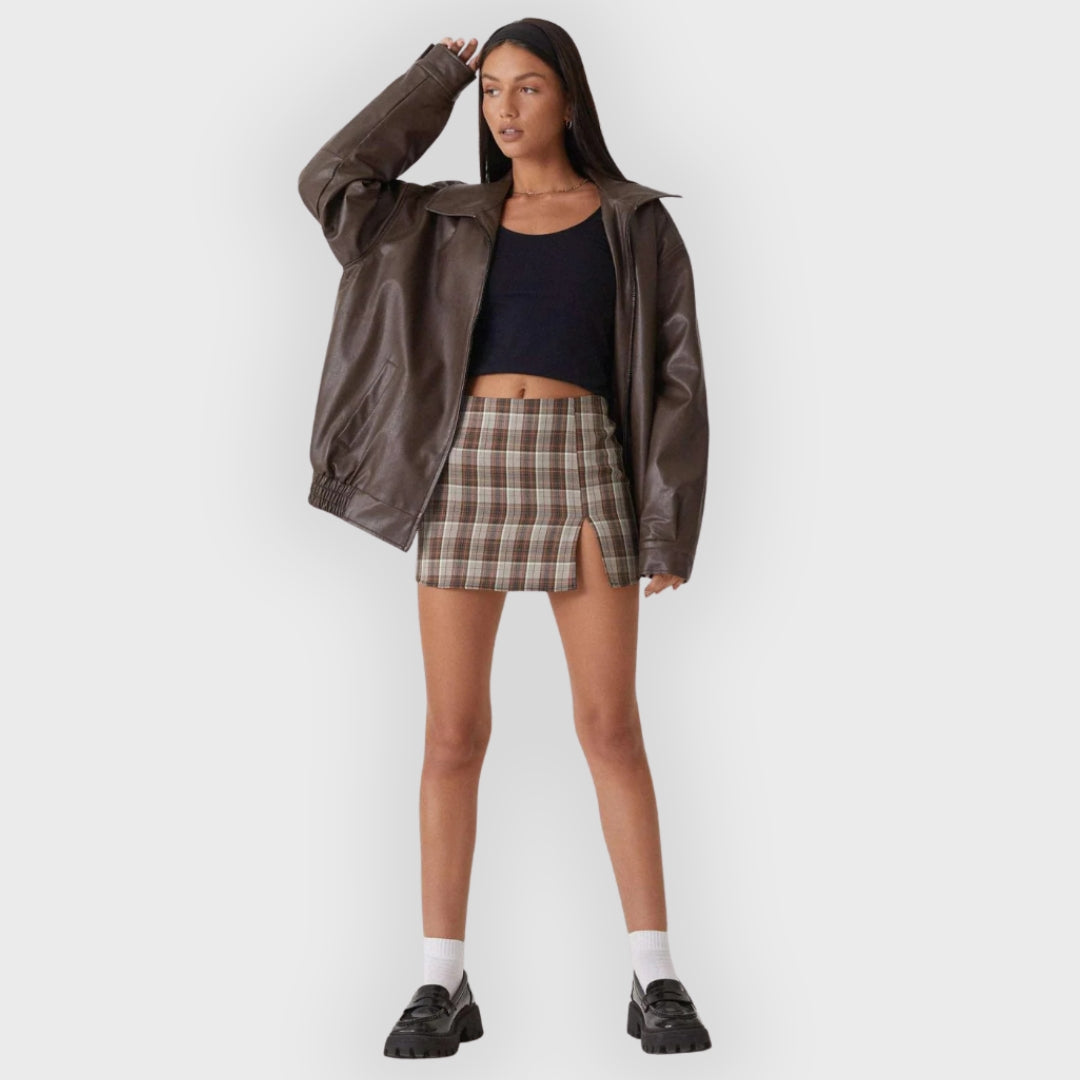 Drune | Lockere Lederjacke für den Herbst