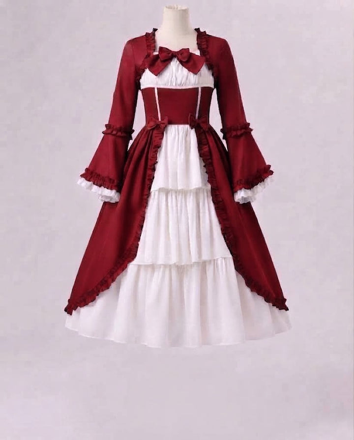 Damen Romantisches Hochzeitskleid Drune
