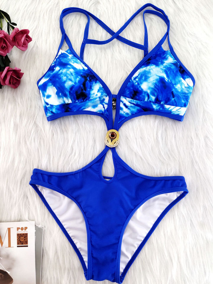 Damen Cut-Out Bikini-Set mit raffinierten Trägerdetails Drune