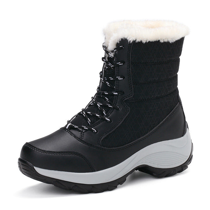 Drune | wasserdichte Winterstiefel mit Plüschfutter, Schnürverschluss und stabiler Sohle