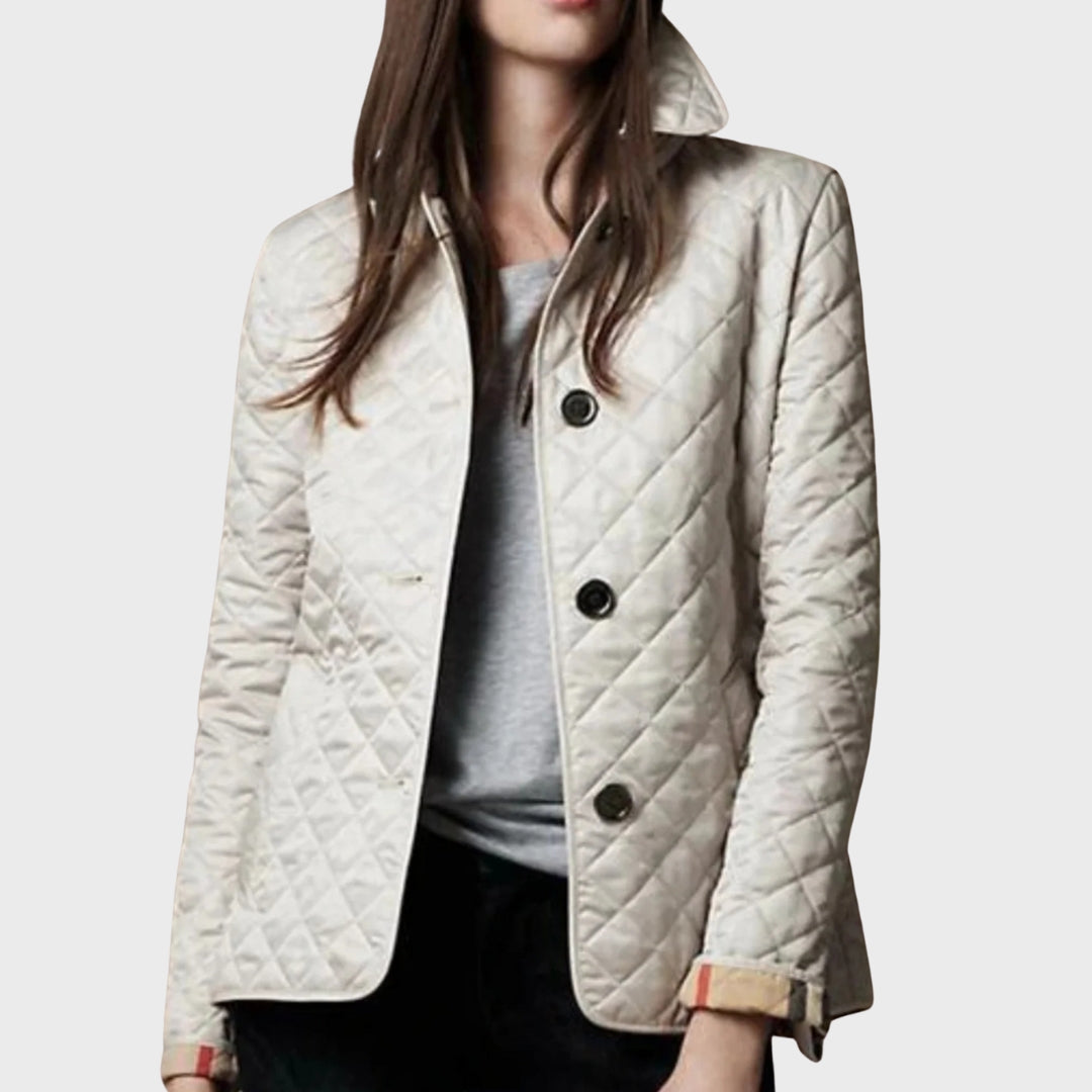 Drune | Casual Steppjacke mit umgeschlagenem Kragen