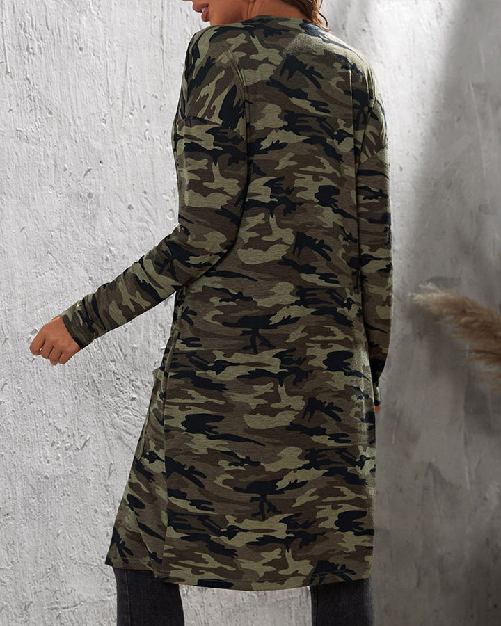 Drune | Jacke mit Camouflage-Muster