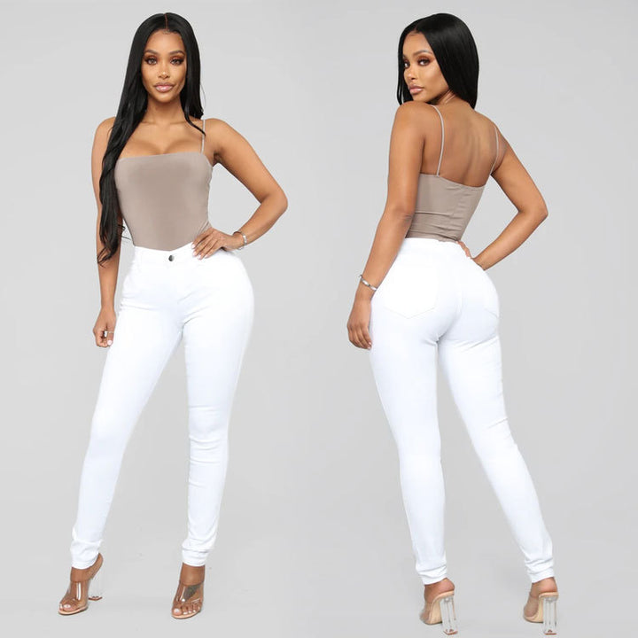 Damen Hochgeschnittene Sculpting-Skinny-Jeans mit formendem Hüftlift Drune