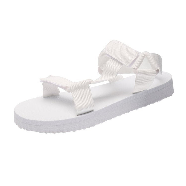 Damen Bequeme Riemensandalen mit verstellbaren Gurten Drune