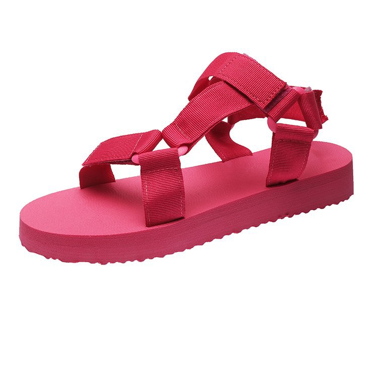 Damen Bequeme Riemensandalen mit verstellbaren Gurten Drune