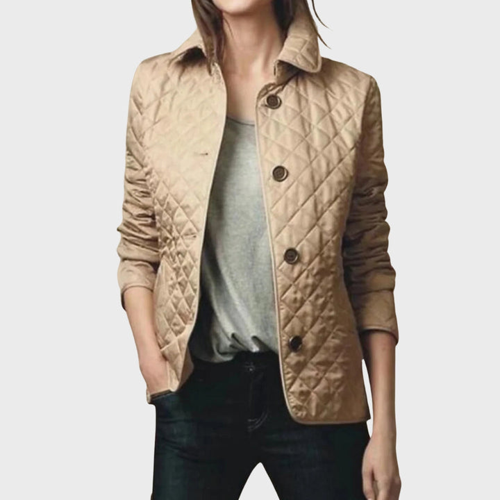 Drune | Casual Steppjacke mit umgeschlagenem Kragen
